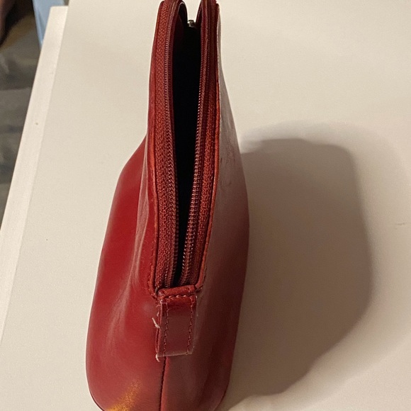 Coach Red zippered pouch - Picture 2 of 8